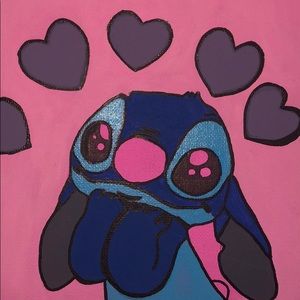 Stitch from LILO and Stitch movie canvas painting